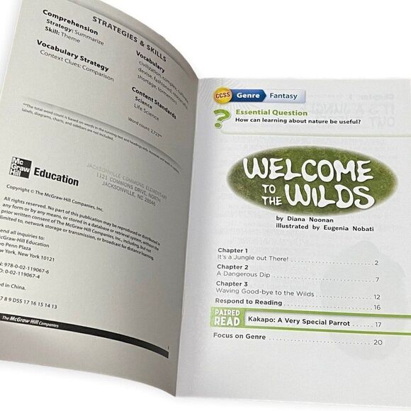 Welcome To The Wilds By Diana Noonan Childrens Book Fiction Illustrated - Picture 2 of 3